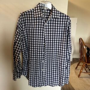 CALIBRATE trim-fit cotton dress shirt